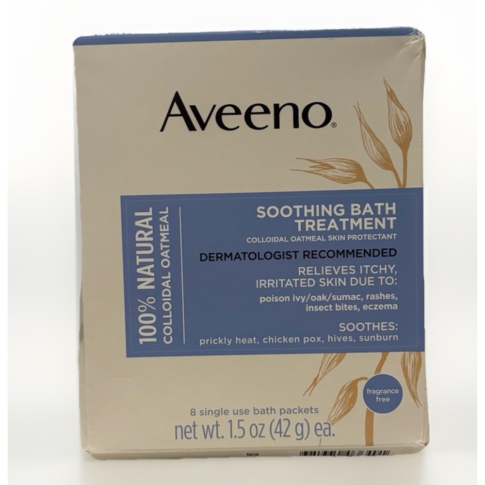 Aveeno Active Naturals Soothing‎ Bath Treatment 100% natural colloidal oatmeal